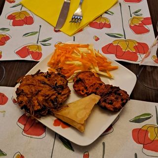 Mixed vegetables starter vegan