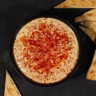 Hummus con pan de pita
