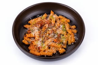 Паста фузилли с морепродуктами