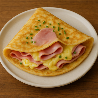 Crepe De Jamón Y Queso