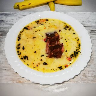 Ciorba de coasta afumata