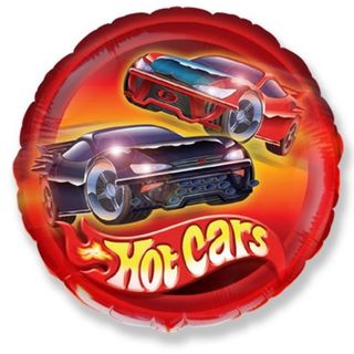 Balon napełniony helem Hot cars