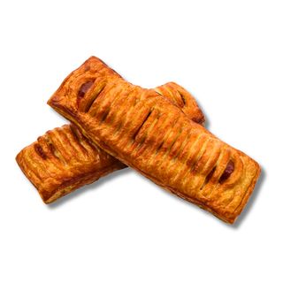 Слойка з ковбаскою австрійською в тісті з лечо (100г)