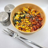 Poke with vegetables