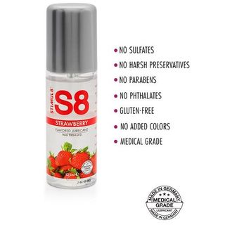 S8 Lubricante Sabor Fresa 125ml