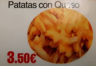 Patatas Con Queso