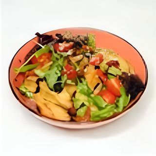 салат из  хрустящих баклажан