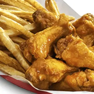 Alitas De Pollo Con Patatas