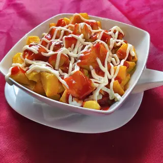 Patatas dos salsas 
