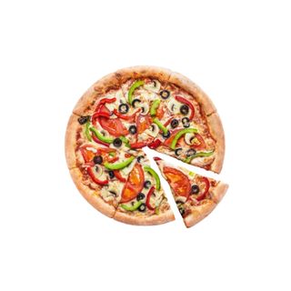 Pizza vegetal 30 cm.