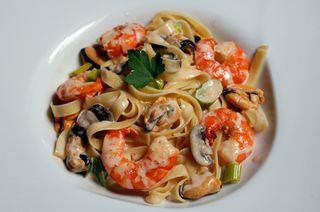 Tagliatelle Aux Fruits De Mer