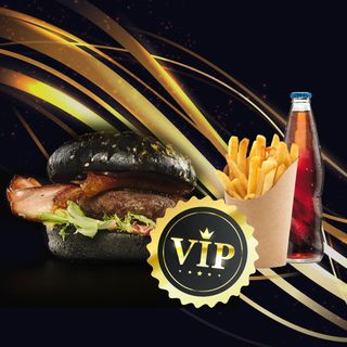 Black Obsidian Angus Burger