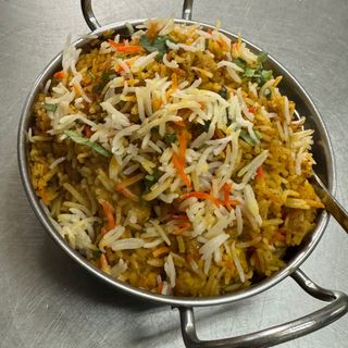 Lamb Biryani Whit Raita
