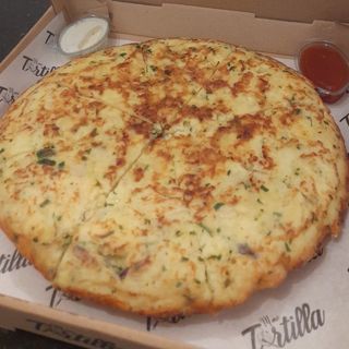 Tortilla Oignons Ail Persil Entier 