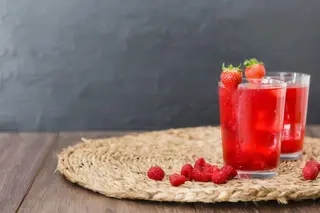 jus de fraise orange