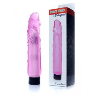 Vibrador Rosa Jelly Tpr 22X4Cm