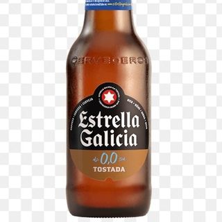 Estrella galicia tostada 0,0  botellin 