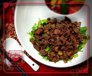 H1 შემწვარი ცხვრის ხორცი ძირათი და სანელებლებით