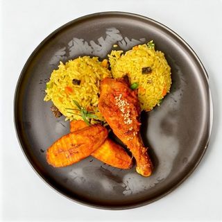 Special Fried Rice with Fried Plantain & Turkey