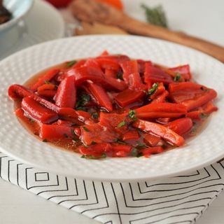 Salată de ardei copți - 4 portii