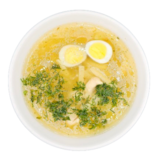 Հավի մսով և Լապշայով