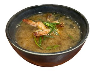 Мисо суп с креветками