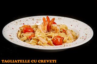 Tagliatelli cu creveti