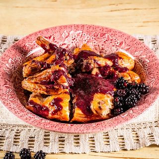 შემწვარი წიწილა მაყვალში