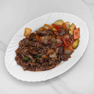 ternera con verduras