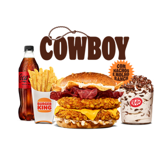 Menu Completo Double Cowboy Crispy Chicken®