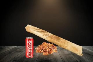 Mega Rollo Samo mięso ,Coca Cola 330 ml