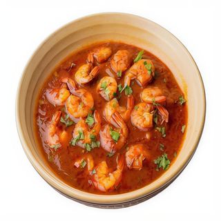 Gambas con salsa picante