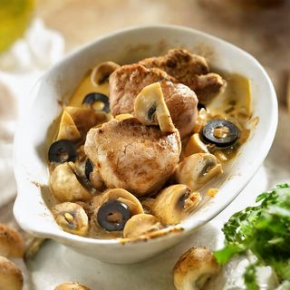 Lapin aux champignons