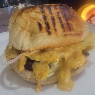 Large Double Chicken Burger