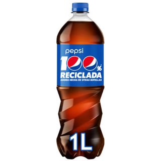 Pepsi Regular Refresco de Cola Botella 1 Litro