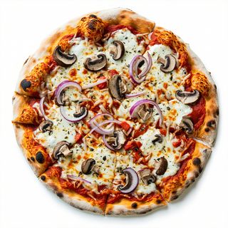 Pizza vegetal (28 cm.)