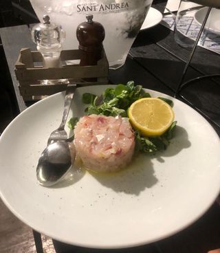 Tartare di spigola