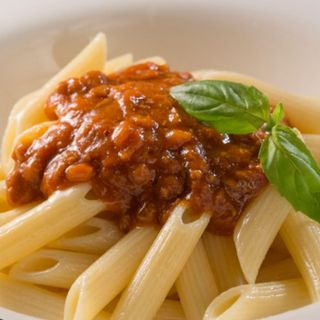 Macarrones a la boloñesa