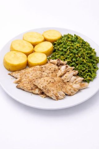 Menu Duplo - Pescada, Batata Branca e Grelos