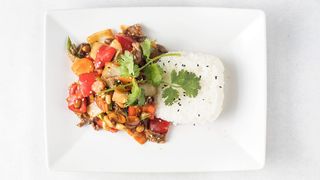 Teryaki chicken with rice