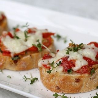 Crostino mozzarella e cotto