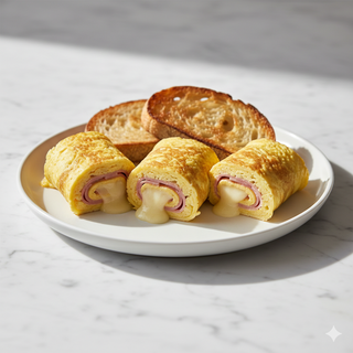 Omelette De Jamón Y Queso