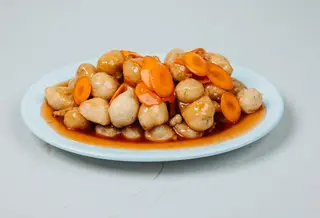 256. Скариди в сладко-кисел сос