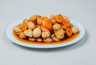 256. Скариди в сладко-кисел сос