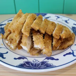 Peito de frango panado com panko