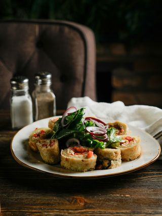 Ассорти рулетиков из баклажан и кабачка (280г)