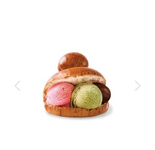 Brioche 3 gusti Gelato e Panna