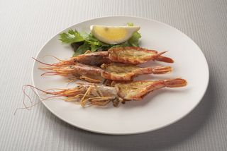 LANGOSTINOS A LA PLANCHAS ( 4 PZS.)