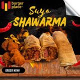 Beef suya sharwama