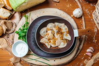 Varényky Con Col Frita